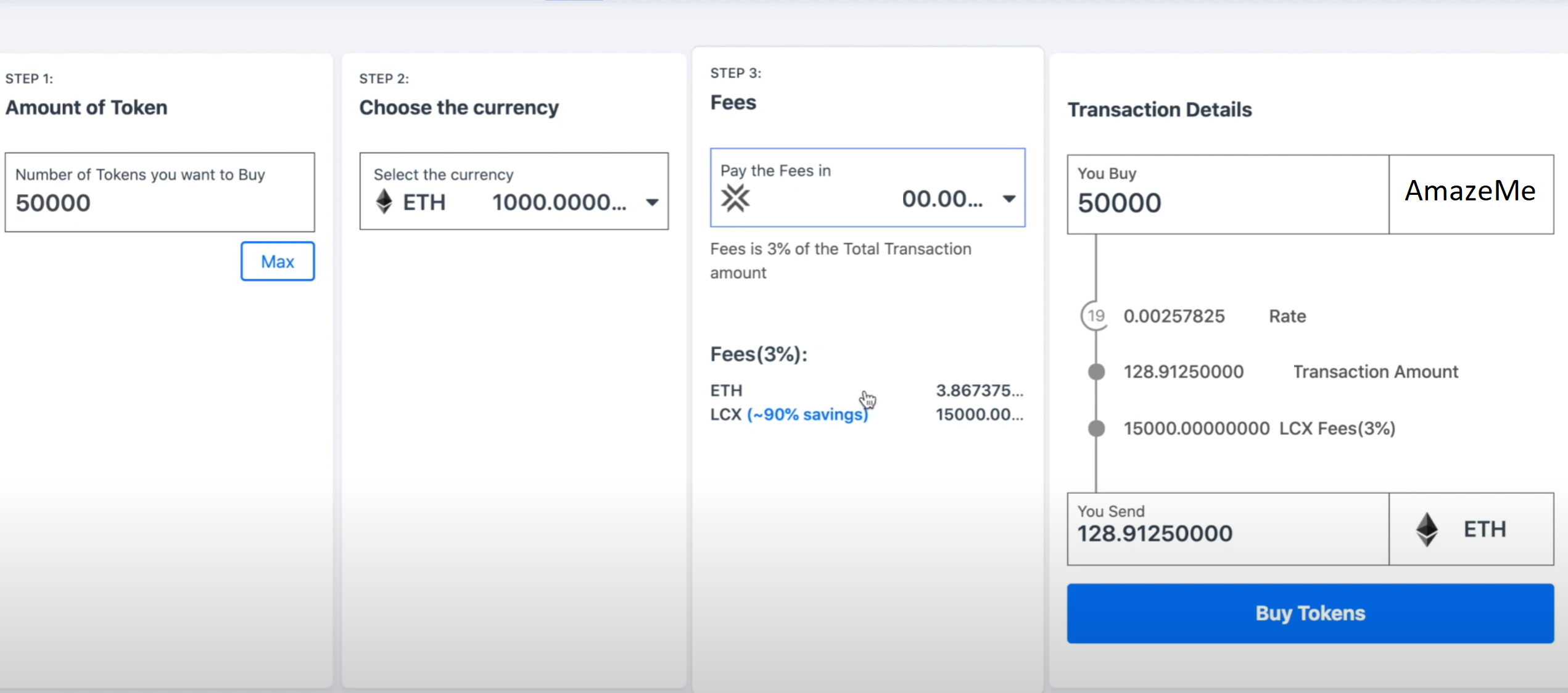 Seed token sale
